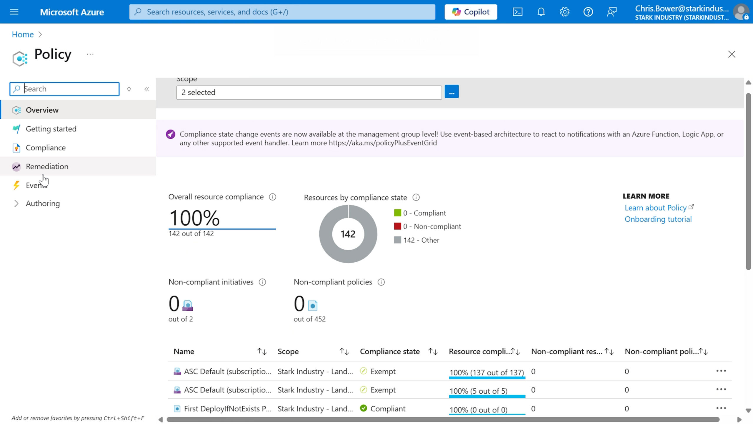 Azure Policy Portal