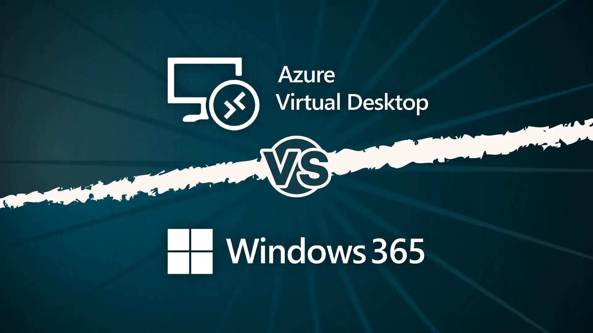 graphic for comparing Azure virtual desktop and Windows 365