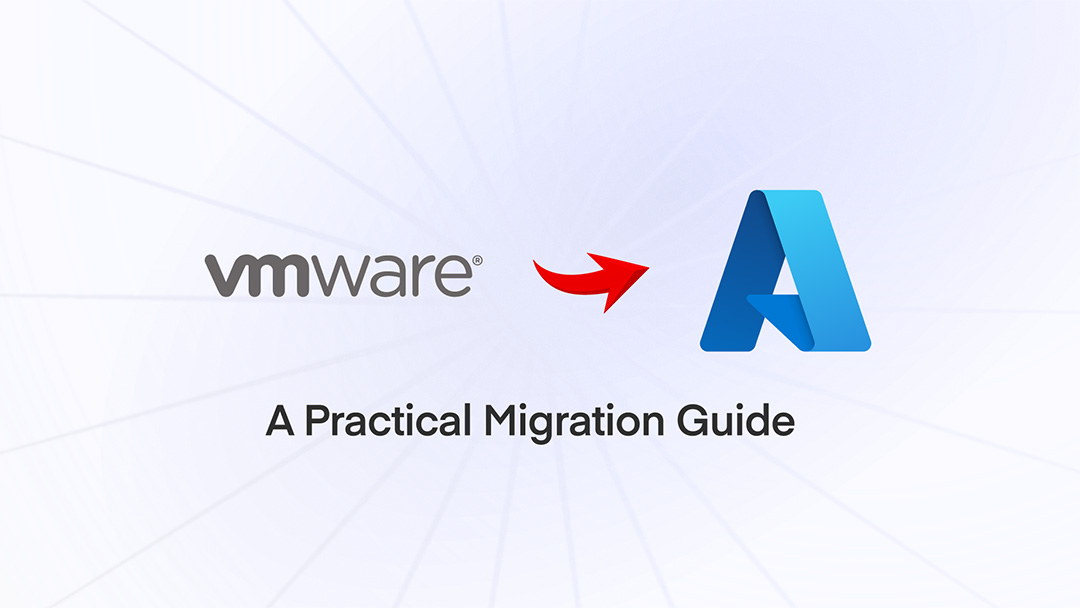 graphic showing migration from VMware to Azure