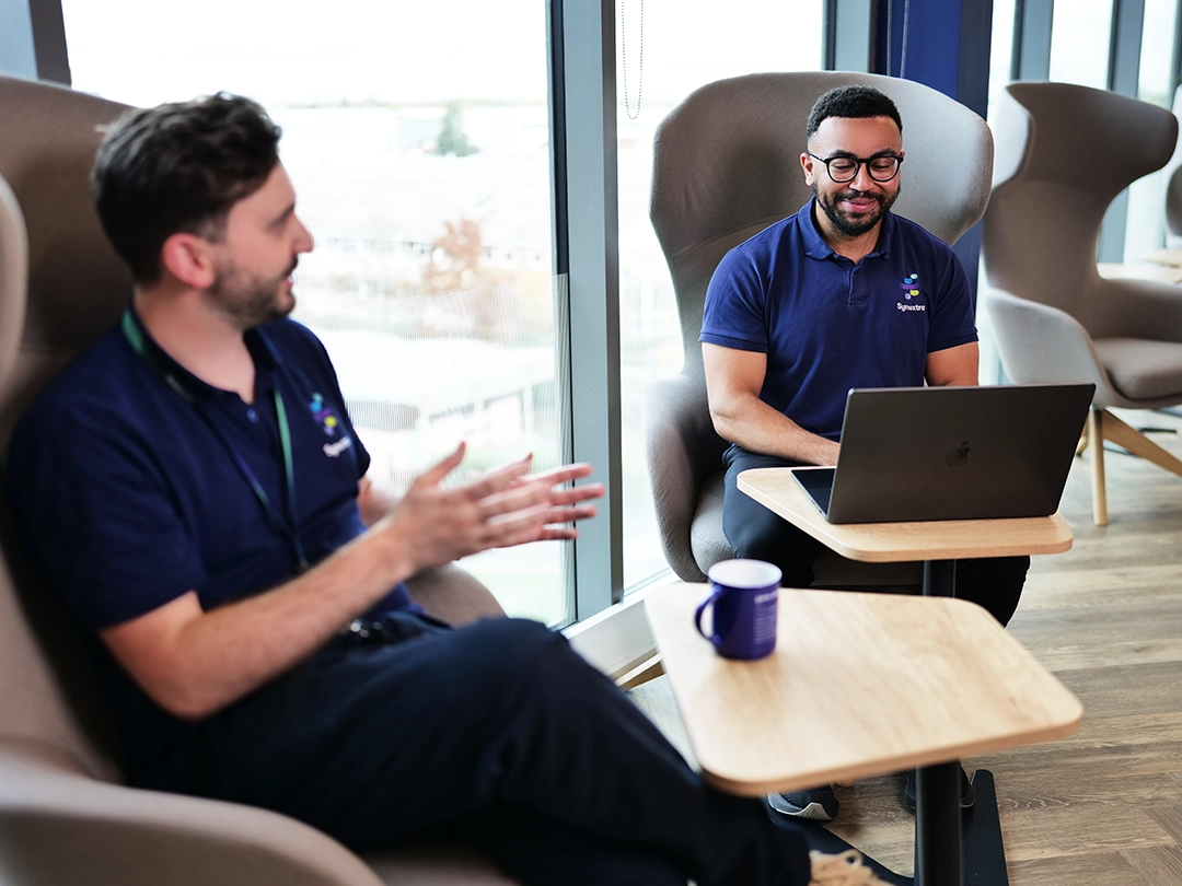 Synextra's Azure experts discussing Azure architecture patterns